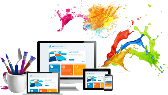 Painted Canvas Website Design by Splattered Paint Marketing